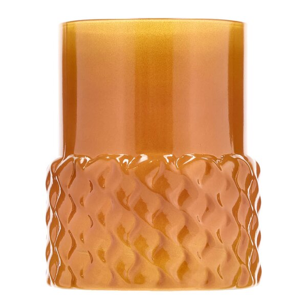 Styles telysholder 7,7x10 cm amber