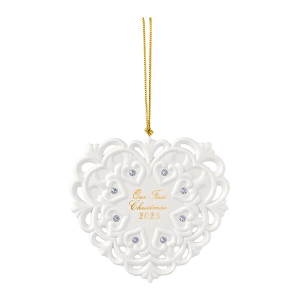 Christmas Classic juletrepynt hjerte 9,5 cm