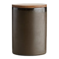RAW Metallic Brown redskapskrukke med lokk 15x10 cm teak
