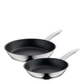 PermaDur Advance stekepanne 2 deler 24+28 cm stål