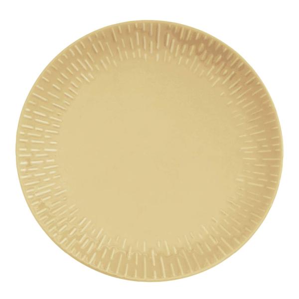 Confetti middagstallerken 27,5 cm mustard
