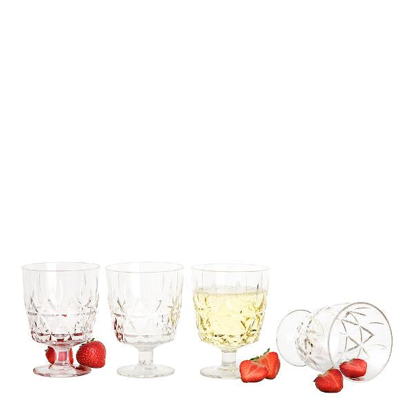 Juni piknik glass 30 cl 4 stk