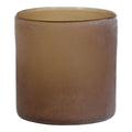 Frost lyslykt 12x12 cm brown