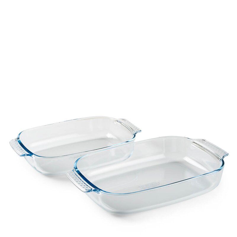 Ildfast form sett 2 stk glass