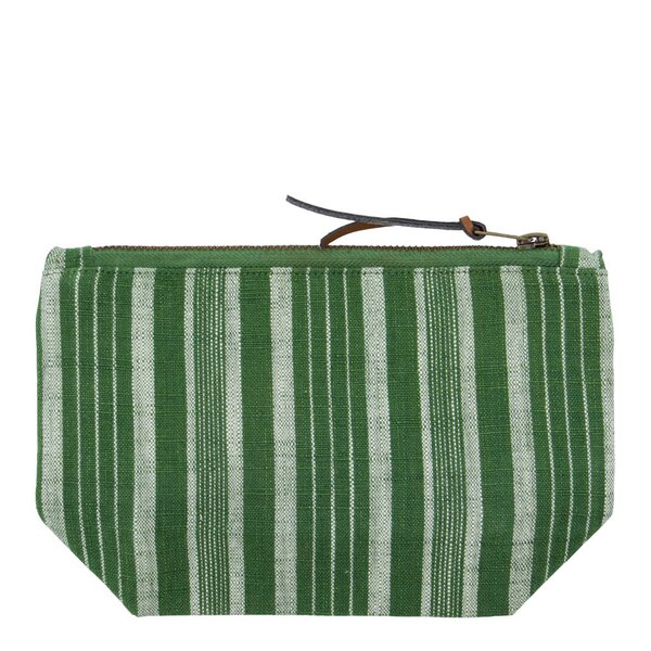 Toalettmappe liten 22x7 cm grønn