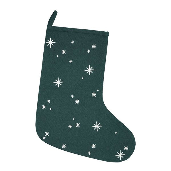 Christmas Fable julestrømpe 45 cm grønn