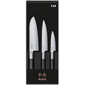 Wasabi Black knivsett med 3 kniver