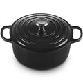 Signature støpejernsgryte rund 24 cm 4,2L black