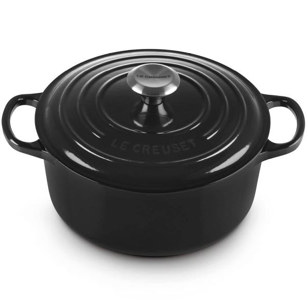 Signature støpejernsgryte rund 24 cm 4,2L black