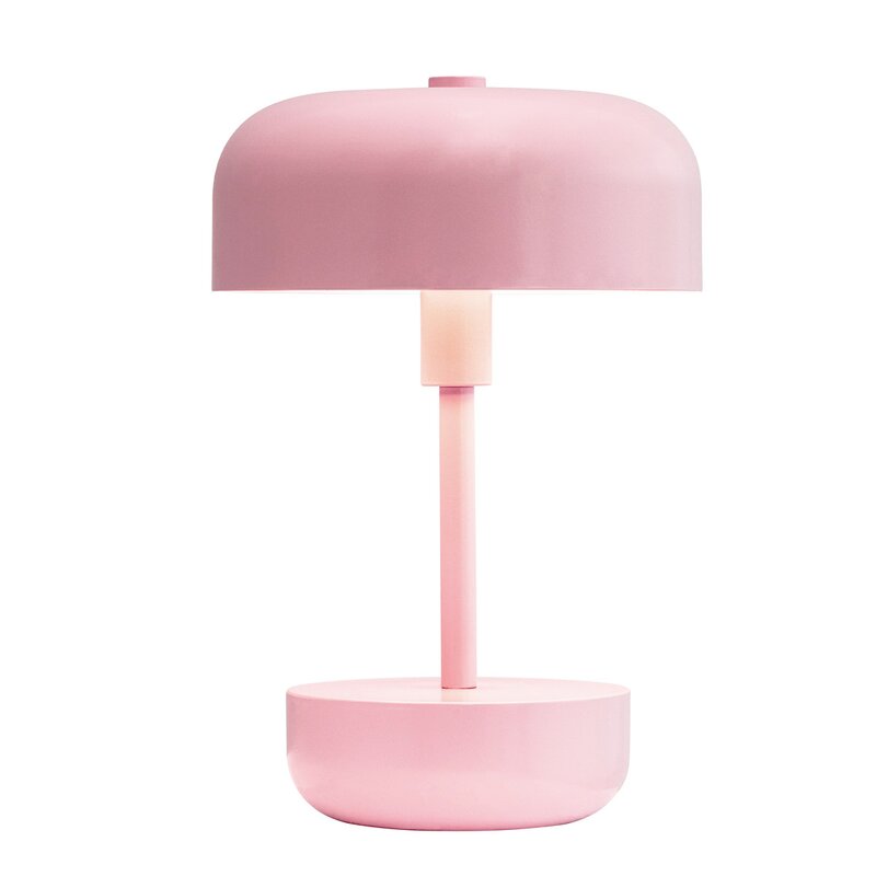 Haipot portable bordlampe 25,7 cm lyserød