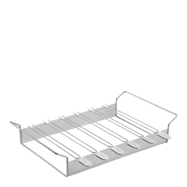 Grillspyd m/ stativ 6 stk 18/10 stål