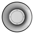 Voyage asjett 15 cm hvit/svart
