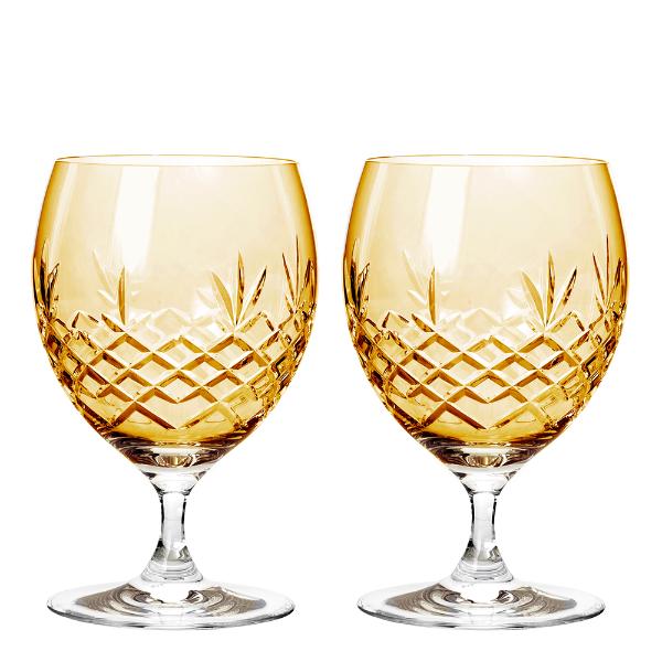 Crispy Eightball glass 55 cl 2 stk citrine