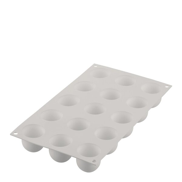 Silikonform mini puff 15 stk 4x4 cm
