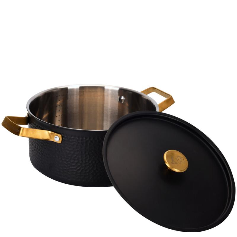 Arvet Mio kjele 4L svart hamret