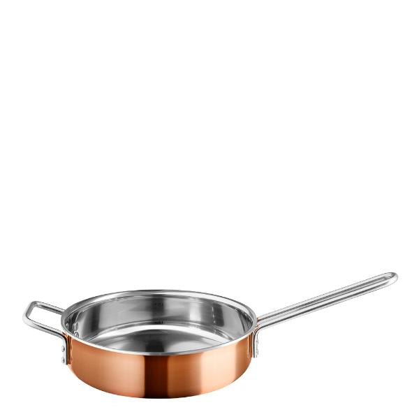 Sautepanne 24 cm kobber