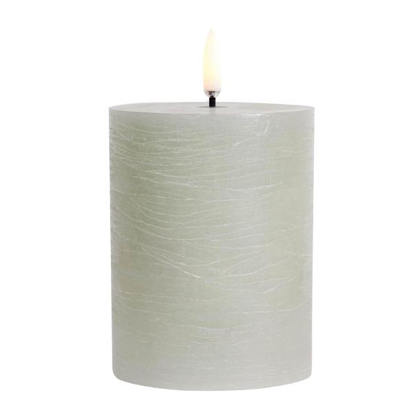 Pillar LED kubbelys 7,8x10,1 cm dusty green