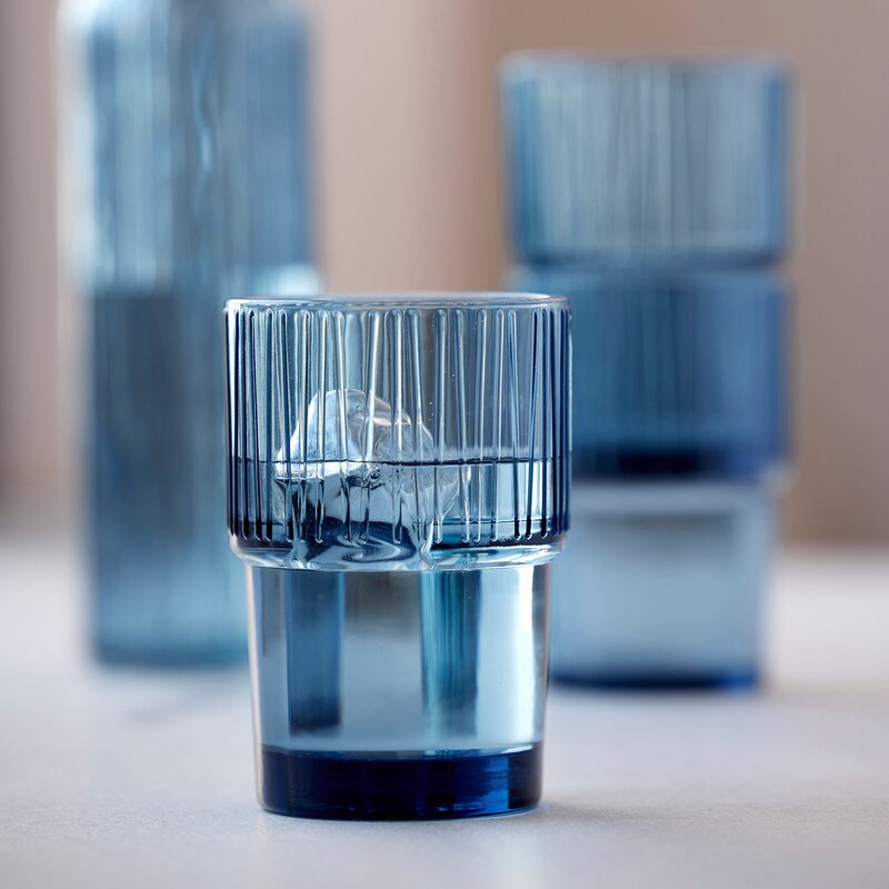 Kusintha kaffeglass 38 cl 4 stk blå