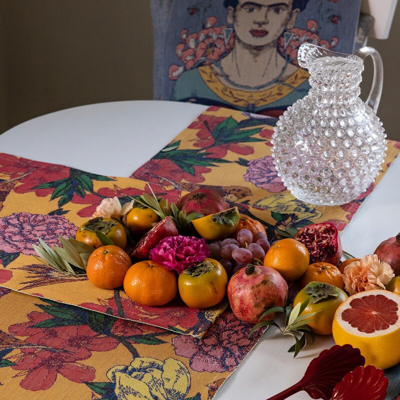 Frida Kahlo Primavera bordløper 35x120 cm