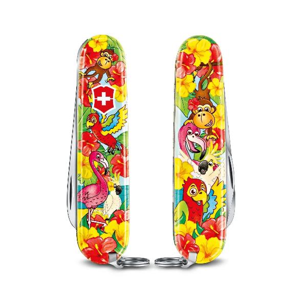 My first victorinox lommekniv 9 funksjoner flamingo