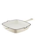 Grillpanne av støpejern 26 cm krem