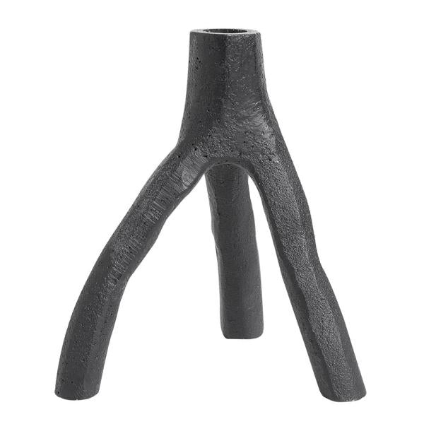 Aion lysestake 17 cm svart