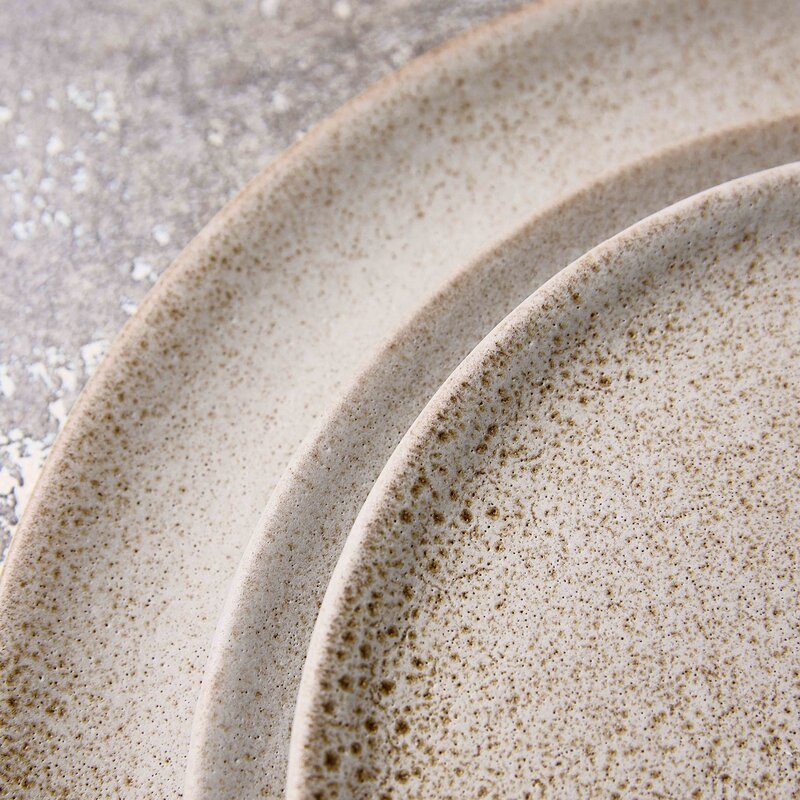 RAW middagstallerken 28 cm sandy beige