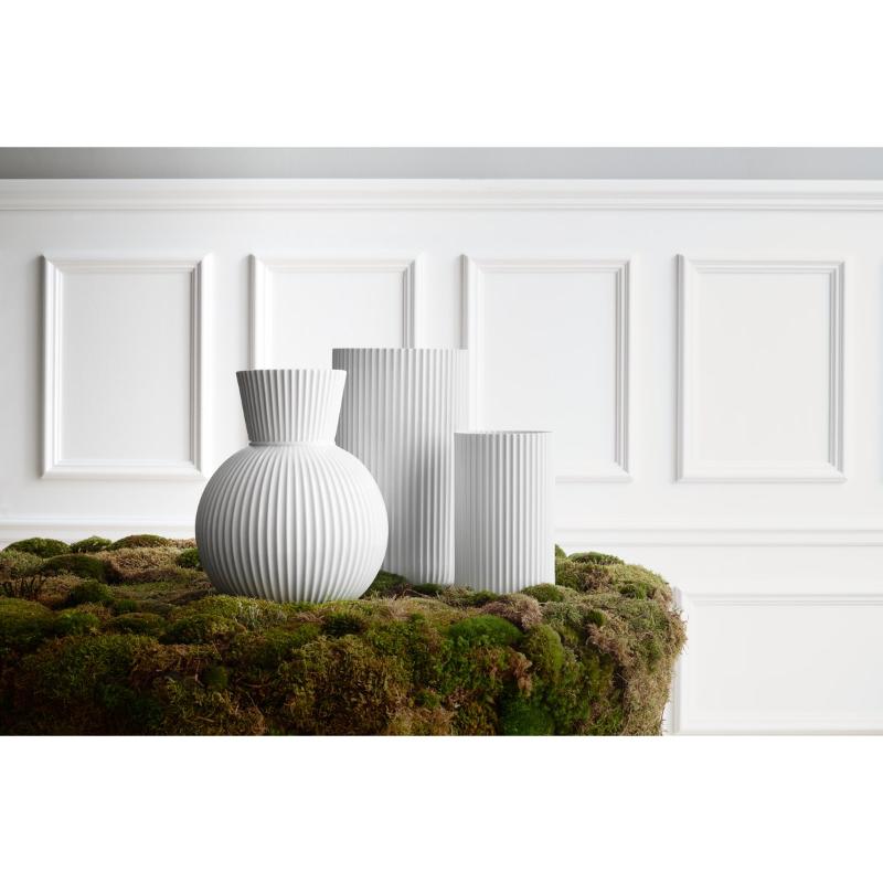 Vase h31 cm hvit
