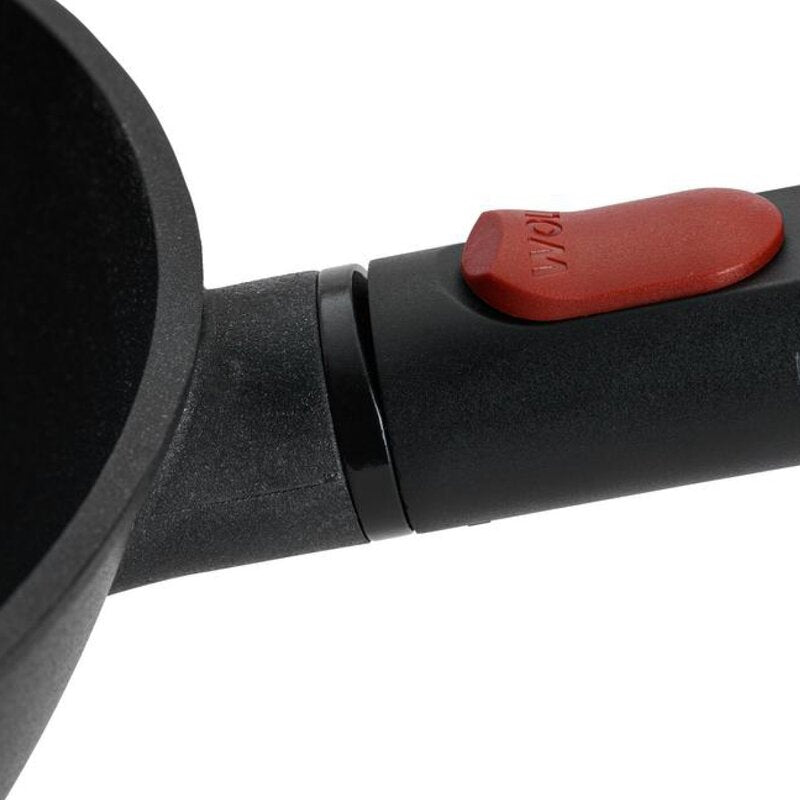 ECO Logic QXR wokpanne 28 cm avtagbart håndtak svart