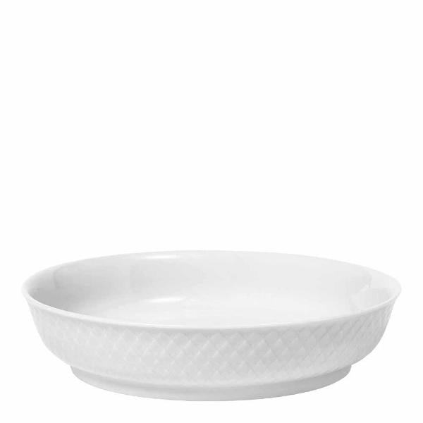 Rhombe desserttallerken 16 cm hvit