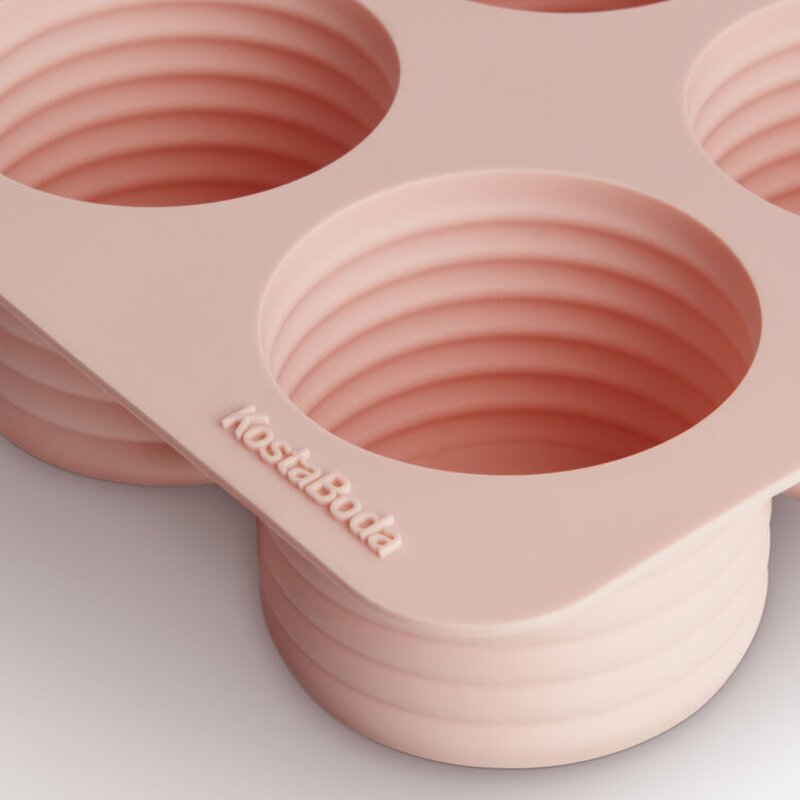 Viva isbitform 13 cl 4 stk pudderrosa