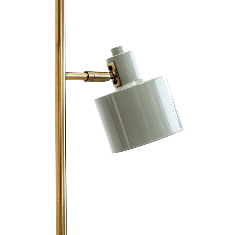 Ocean gulvlampe 160 cm olive/messing