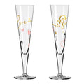Goldnacht champagneglass 2 stk Herats