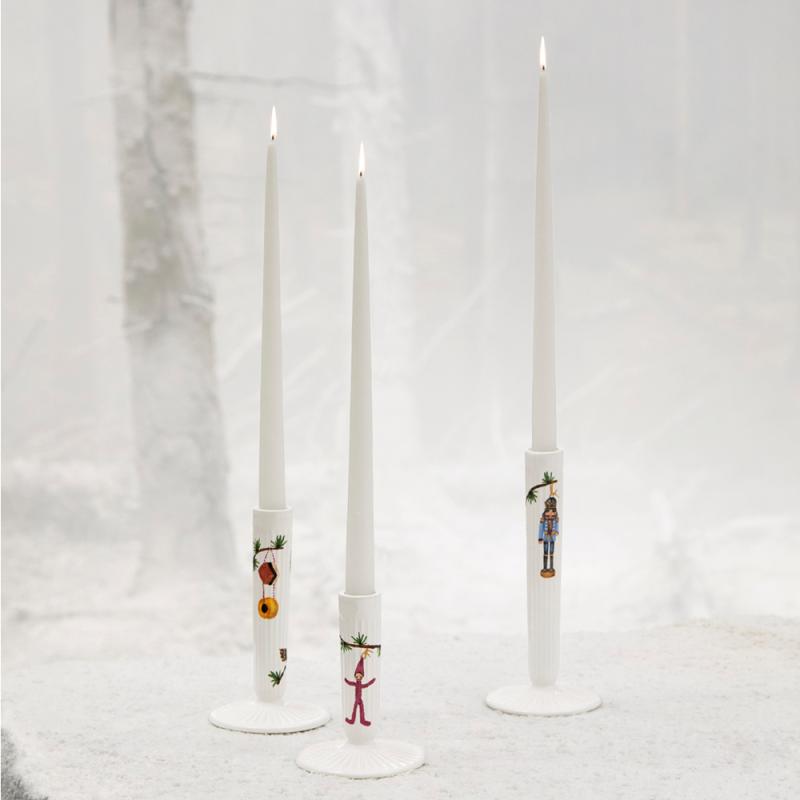 Hammershøi Christmas lysestake 16 cm hvit