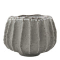 Shell potte 14 cm beige/grå
