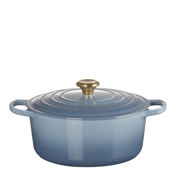 Signature rund gryte 6,7L chambray/gull