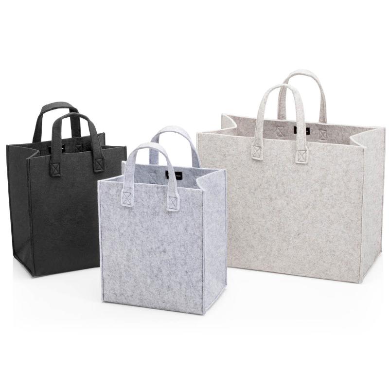 Meno bag 35x30x20 cm resirkulert grå