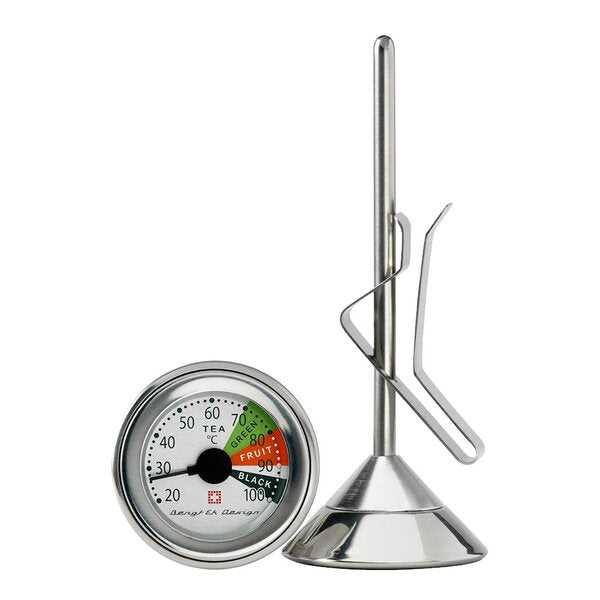 Tetermometer sølv