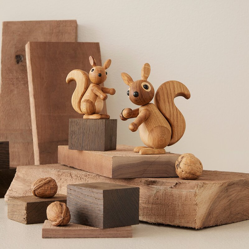 Peanut trefigur baby-Ekorn 8,5 cm