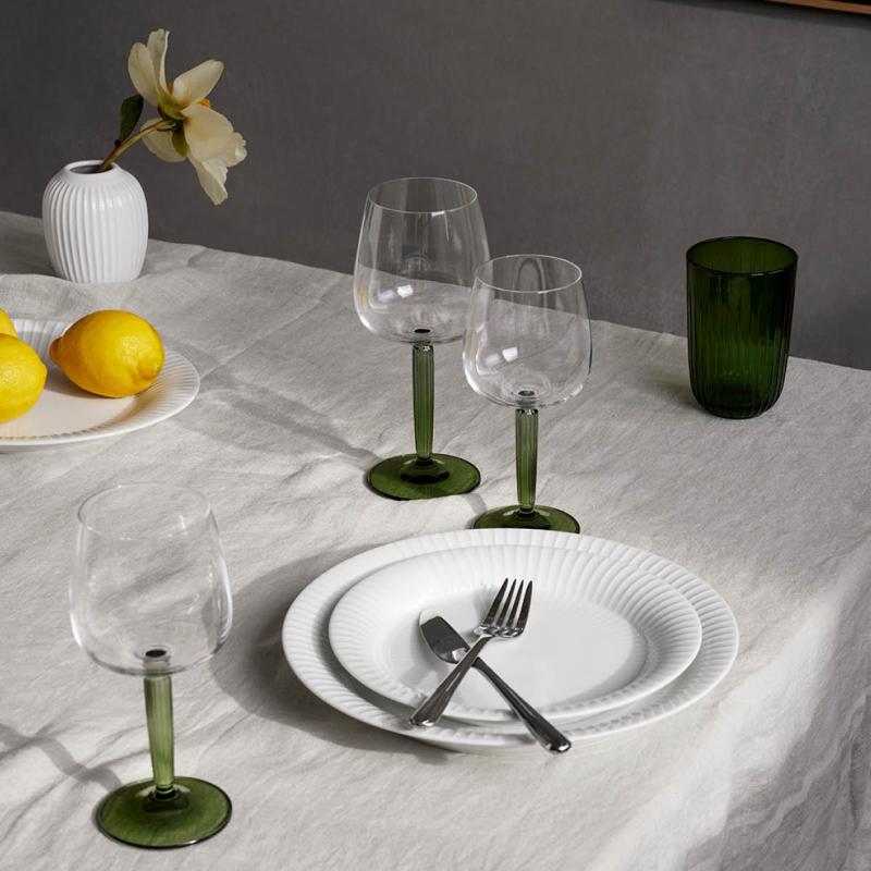 Hammershøi rødvinsglass 49 cl 2 stk grønn