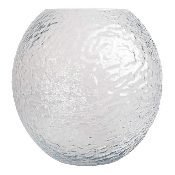 Babbly vase rund 27 cm klar