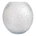 Babbly vase rund 27 cm klar