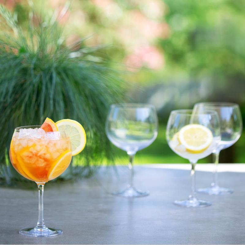 Gin & aperolglass 70 cl 4 stk