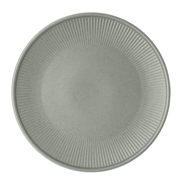 Clay tallerken 22 cm smoke