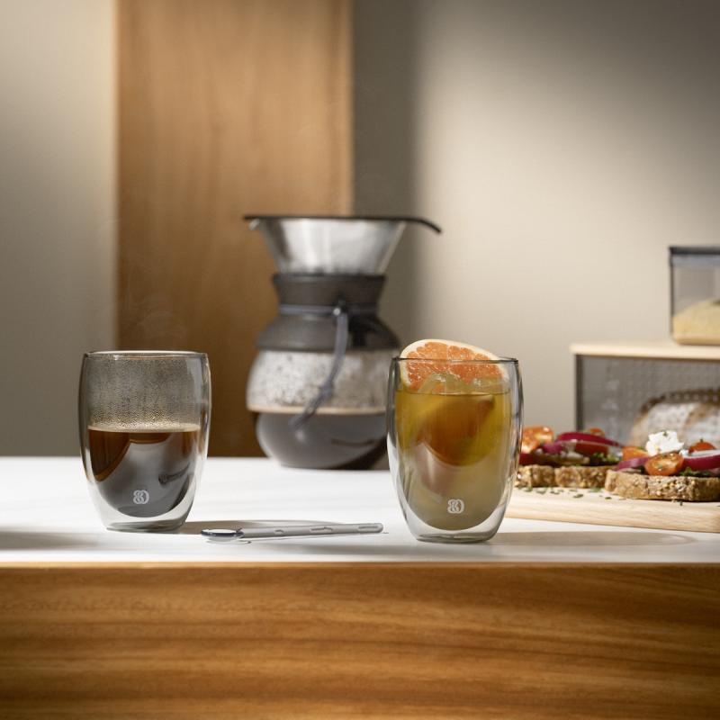 Pavina glass 35 cl 2 stk grå