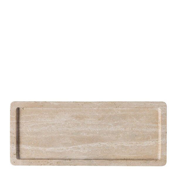 Manufacture Travertine servingsfat 25,5x10,5 cm beige