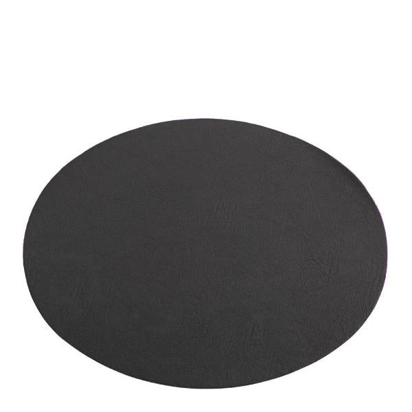 Troja dekkebrikke 45x33 cm oval svart