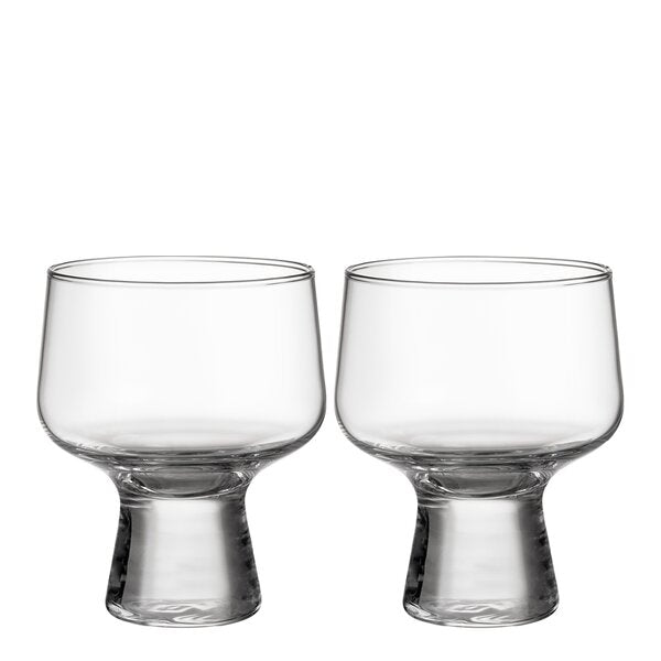 Solare glass på fot 29 cl 2 stk klar