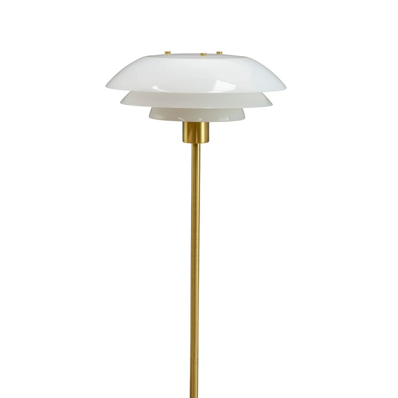 DL31 gulvlampe 133 cm opal/messing