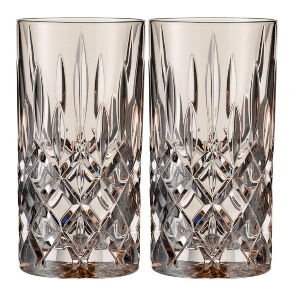 Noblesse Colour longdrinkglass 39,5 cl 2 stk taupe